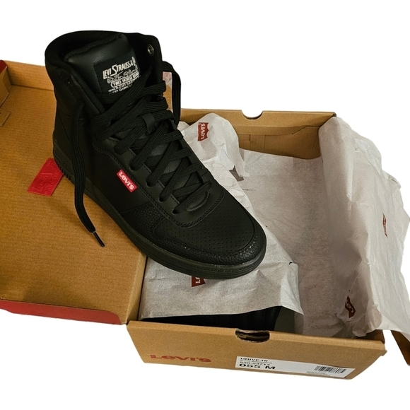 Kids' Levis Little Kids Drive Hi Top Sneakers•Size 5.5 M - Picture 9 of 10